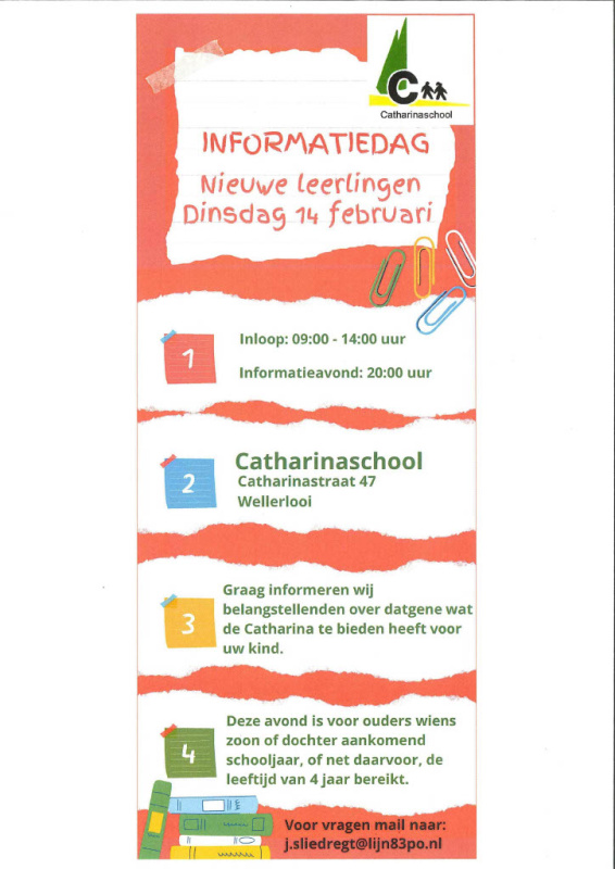 Informatiedag Catharinaschool